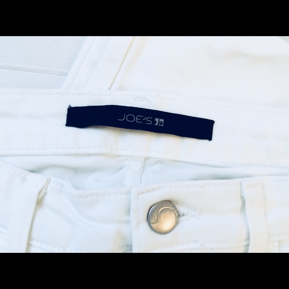 Joes white skinny ankle jeans size 28 spotless